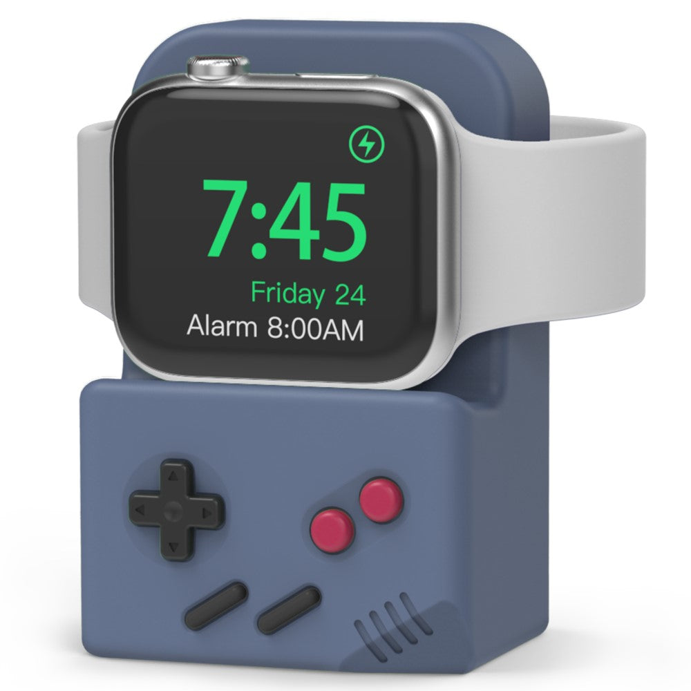 Silikone Holder passer til Apple Smartwatch - BlĂĄ#serie_3