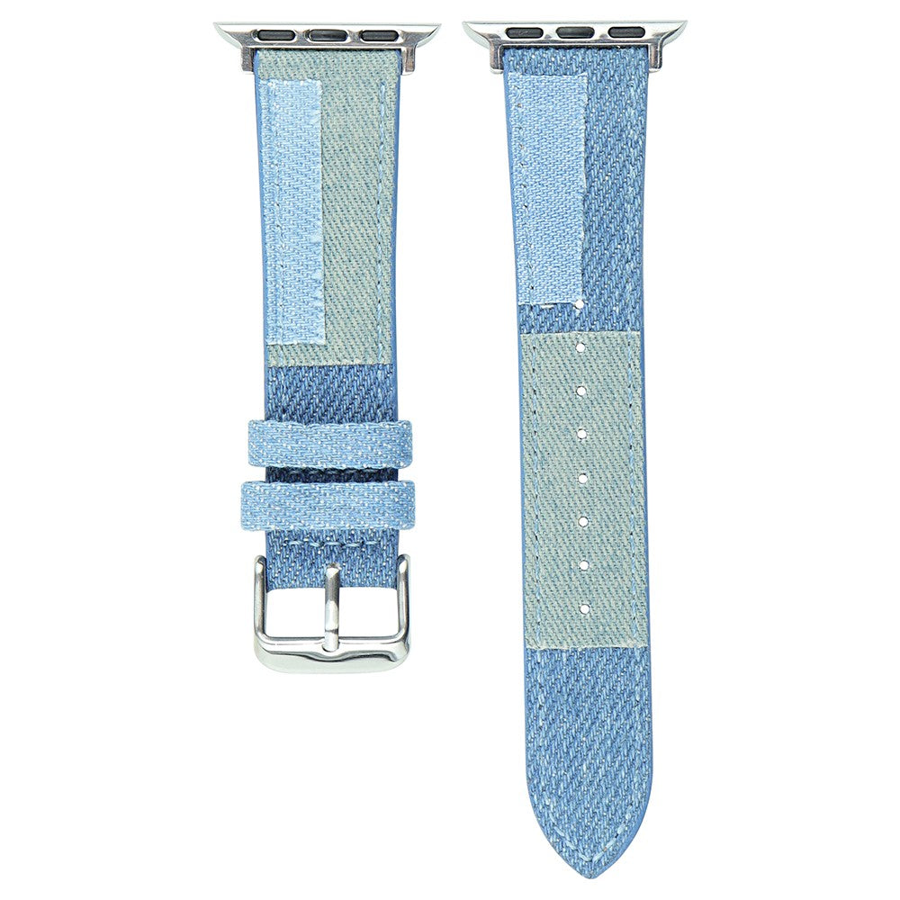 Glimrende Metal Og Nylon Universal Rem passer til Apple Smartwatch - BlĂĄ#serie_1