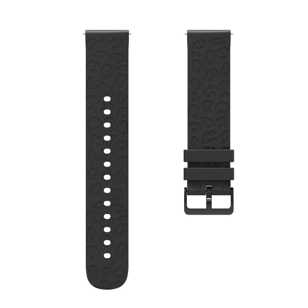 Meget Sejt Silikone Universal Rem passer til Smartwatch - Sort#serie_1