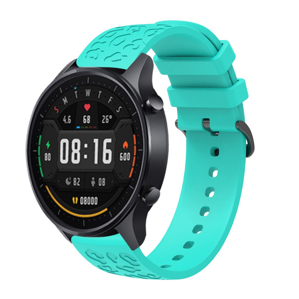 Samsung Gear S2 Classic / GarminMove Style / Huawei Watch GT 2 42mm Silicone Strap 20mm Laser Carving Watchband - Mint Green#serie_3