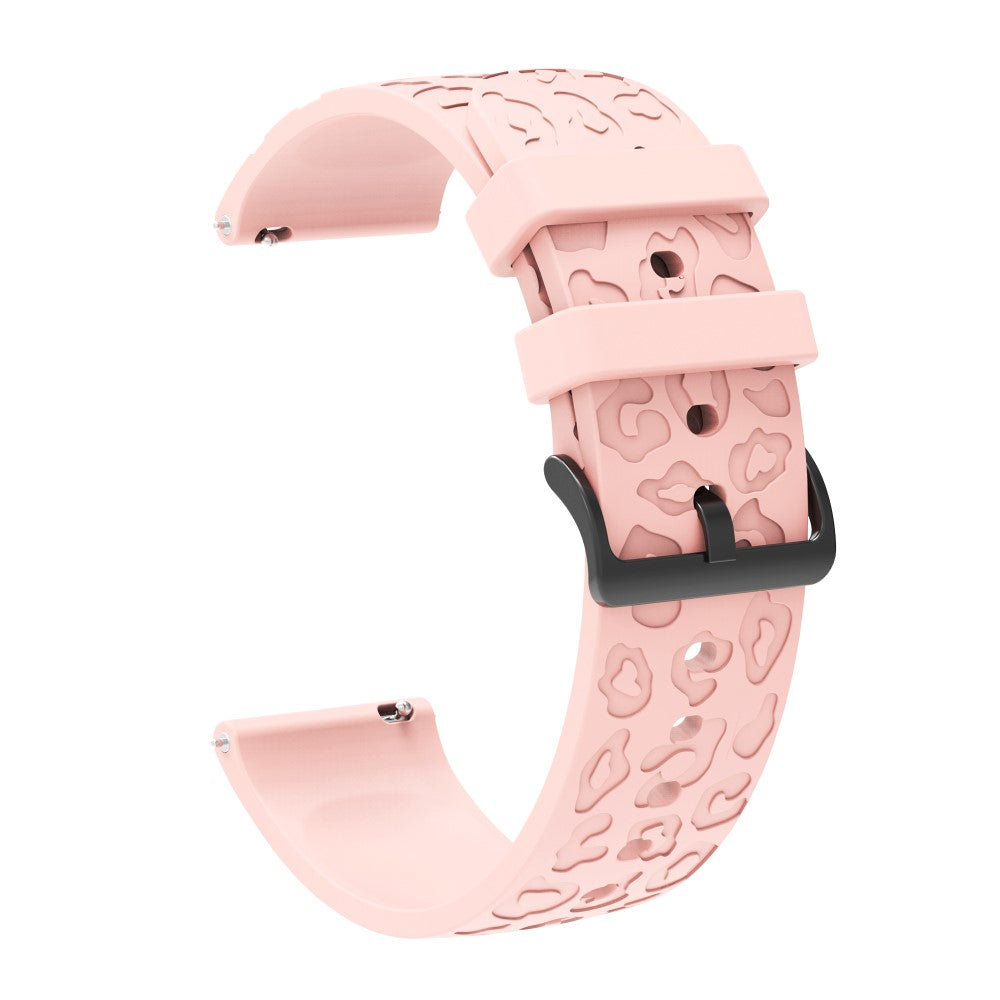 Samsung Gear S2 Classic / GarminMove Style / Huawei Watch GT 2 42mm Silicone Strap 20mm Laser Carving Watchband - Pink#serie_8