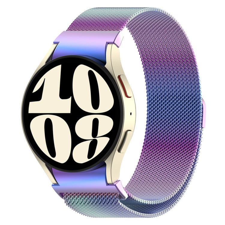 Samsung Galaxy Watch Universal 20mm Stainless Steel Watchband Quick Release Watch Strap - Colorful#serie_1