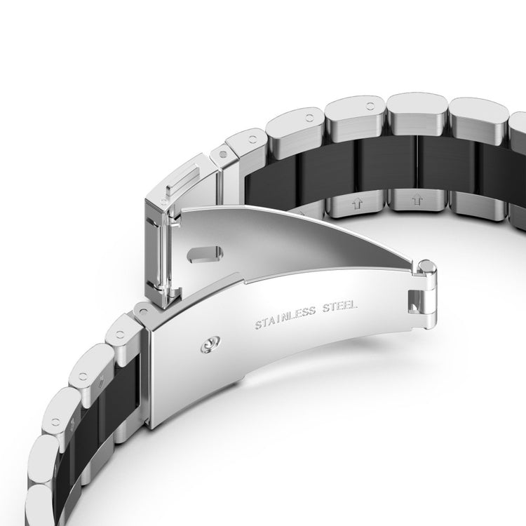 Xiaomi Smart Band 8 Pro Watch Band Stainless Steel Watch Strap with Tool Spring Bar - Silver / Black / Silver#serie_2