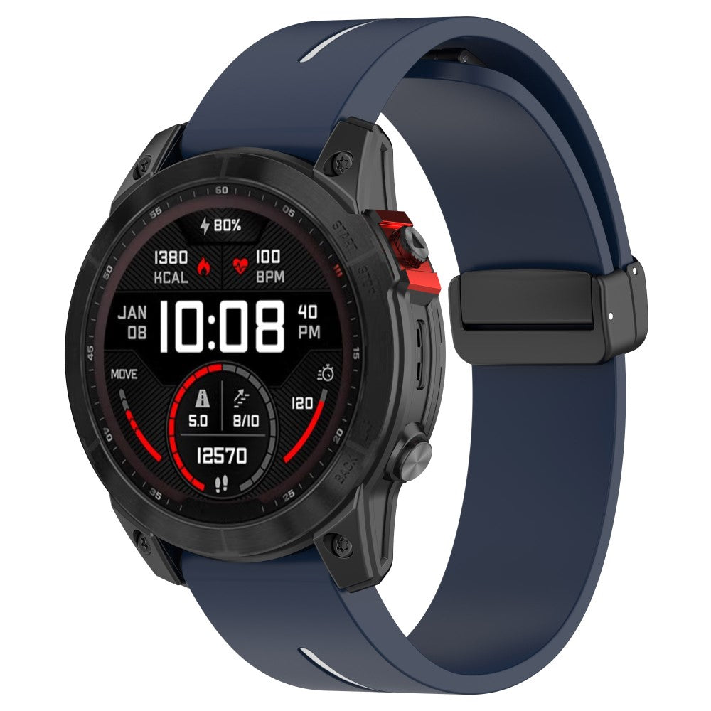 Mega Skøn Silikone Universal Rem passer til Smartwatch - Blå#serie_8