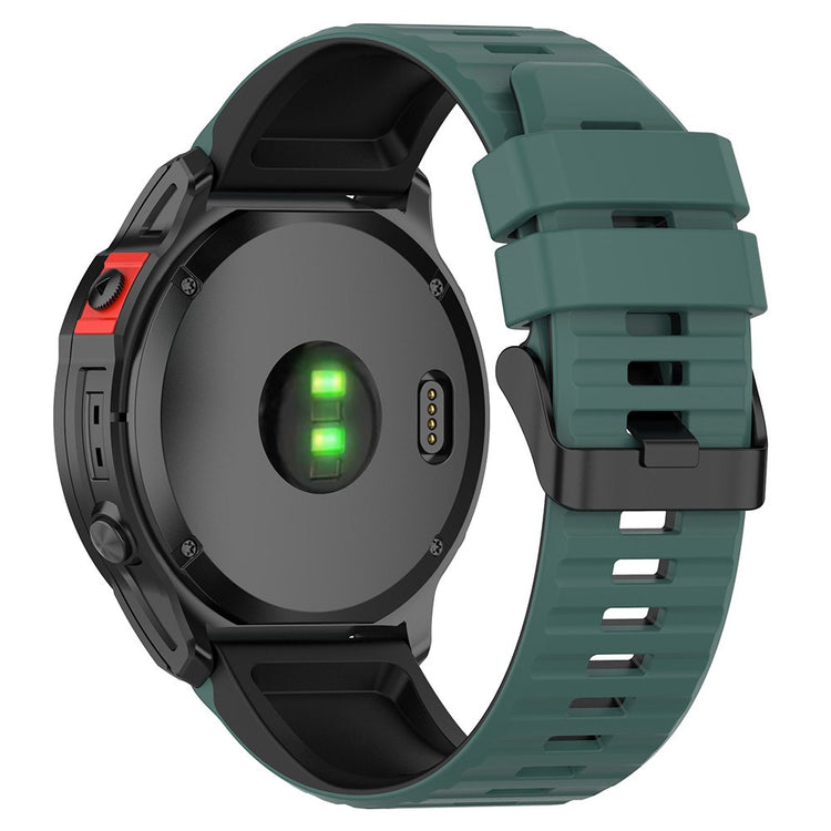 Super Nydelig Silikone Universal Rem passer til Smartwatch - Grøn#serie_3