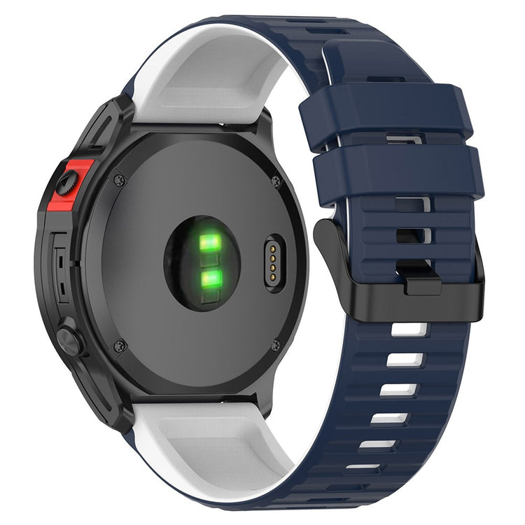 Super Nydelig Silikone Universal Rem passer til Smartwatch - Blå#serie_10