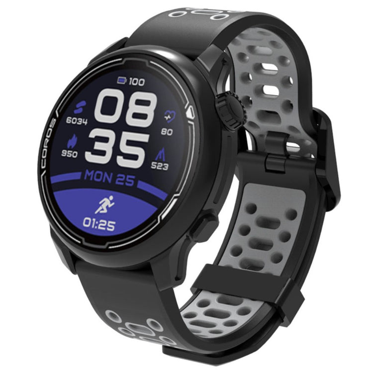 Rigtigt Pænt Silikone Universal Rem passer til Smartwatch - Sort#serie_1