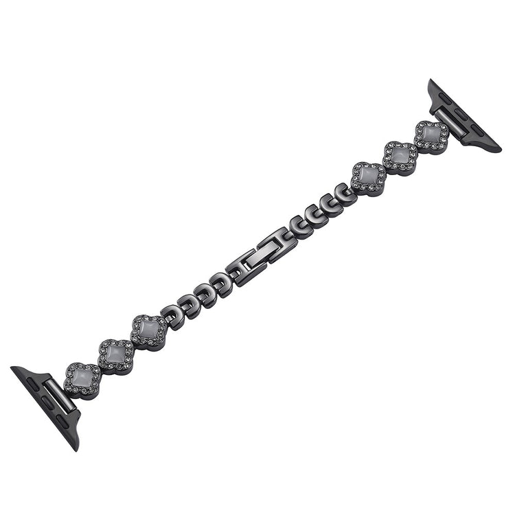 Vildt Fantastisk Rhinsten Universal Rem passer til Apple Smartwatch - Sort#serie_1