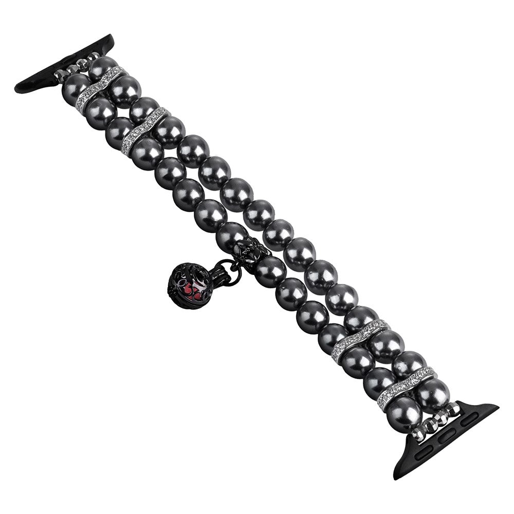 Mega Holdbart Silikone Universal Rem passer til Apple Smartwatch - Sølv#serie_1