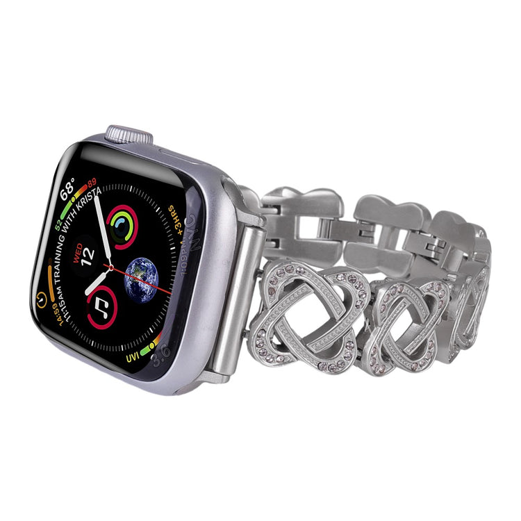 Helt Vildt Fed Metal Universal Rem passer til Apple Smartwatch - Sølv#serie_4
