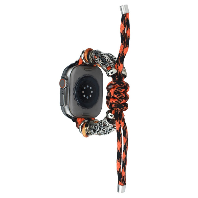 Sejt Nylon Universal Rem passer til Apple Smartwatch - Orange#serie_3
