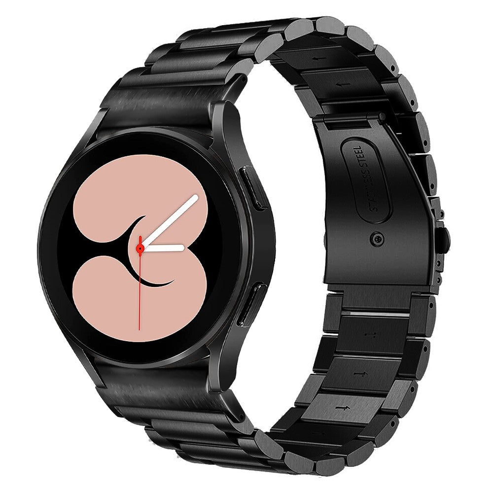 Mega Fint Metal Universal Rem passer til Samsung Smartwatch - Sort#serie_079