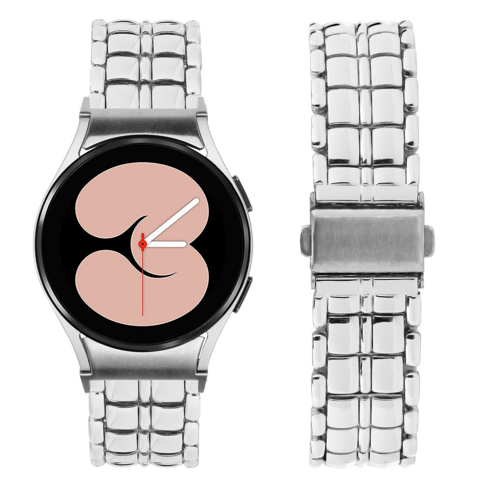 Super Fantastisk Metal Universal Rem passer til Samsung Smartwatch - Sølv#serie_4