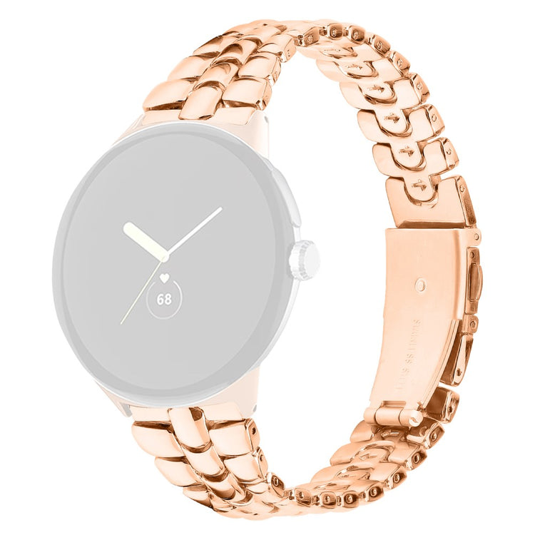 Metal Universal Rem passer til Google Pixel Watch / Google Pixel Watch 2 - Pink#serie_1