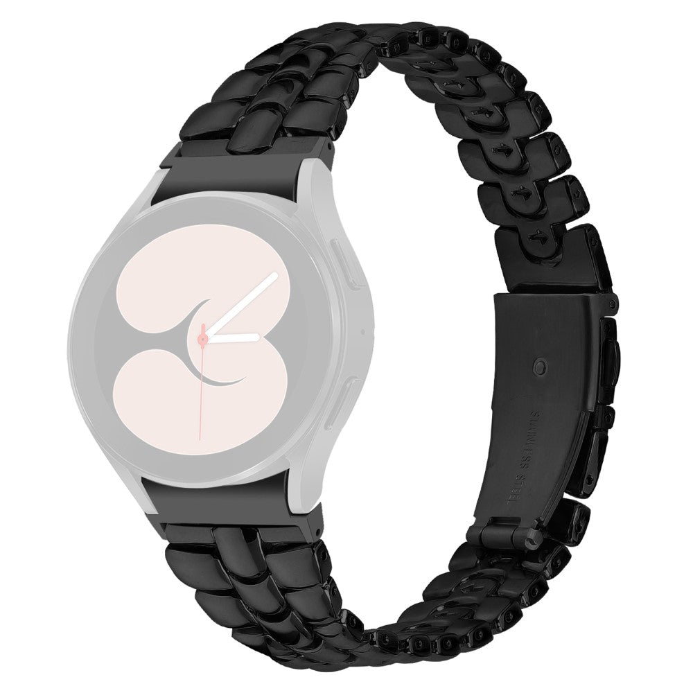 Supercool Metal Universal Rem passer til Samsung Smartwatch - Sort#serie_2