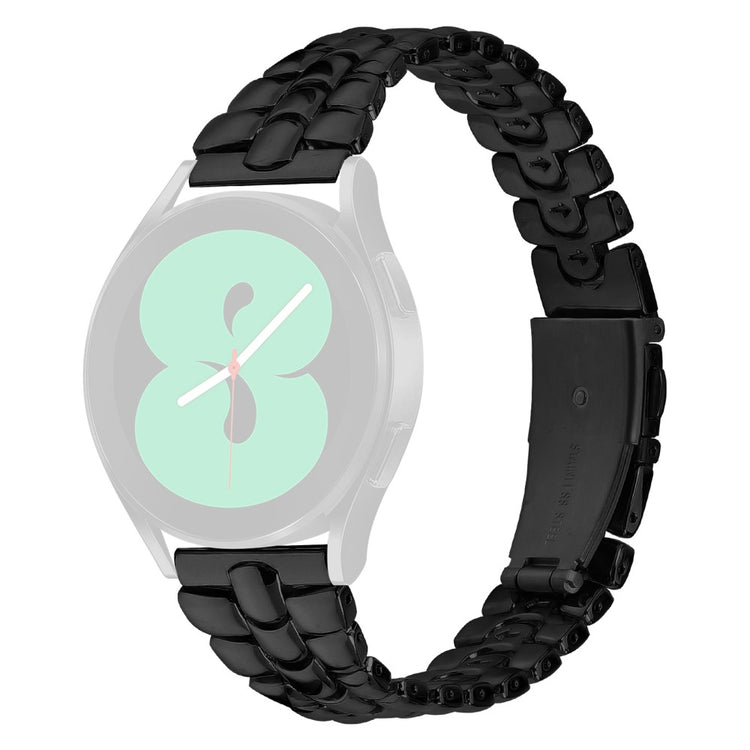 Mega Kønt Metal Universal Rem passer til Samsung Smartwatch - Sort#serie_1