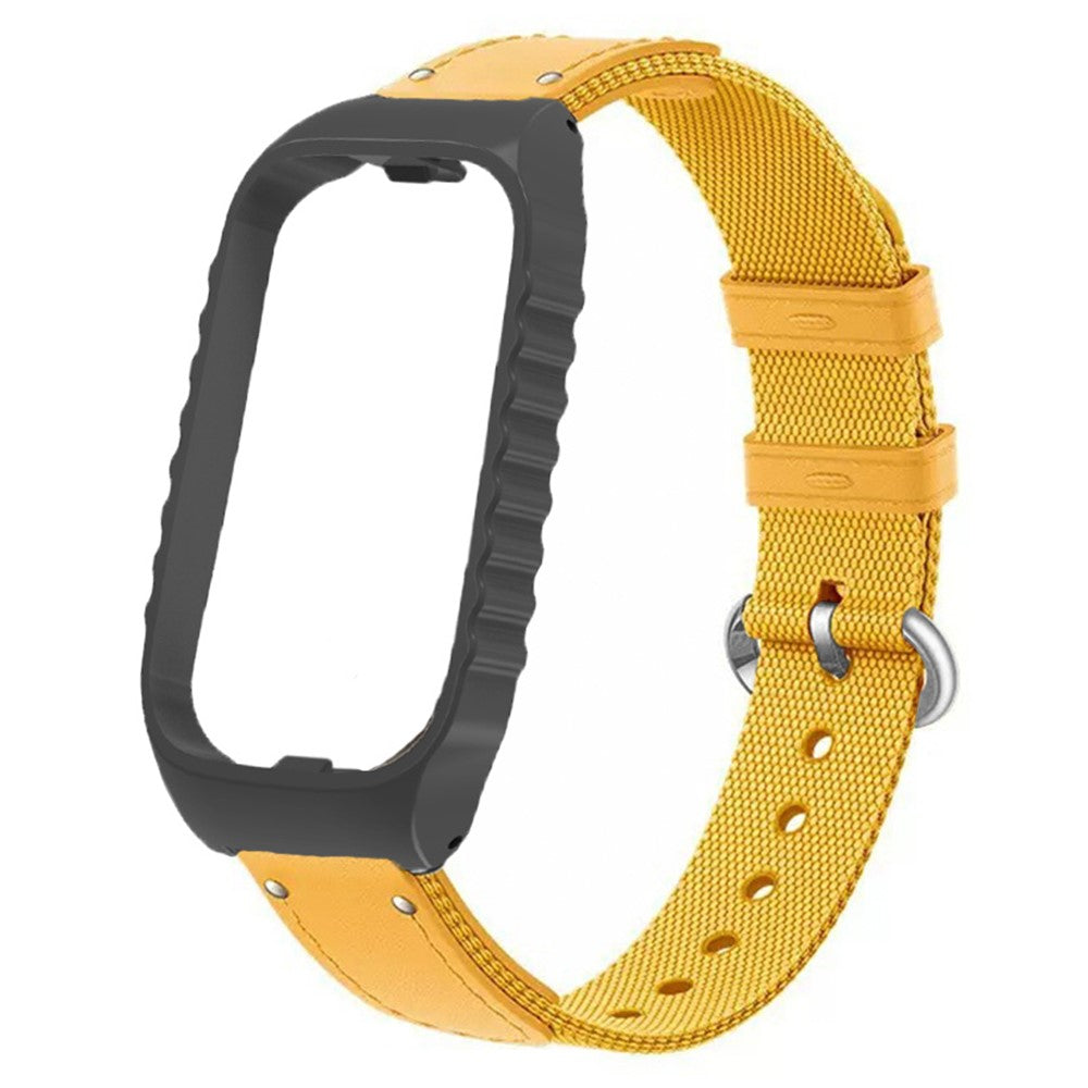 Xiaomi Smart Band 8 Active / Redmi Smart Band 2 Strap Nylon Canvas Woven Watch Bands - Yellow#serie_2
