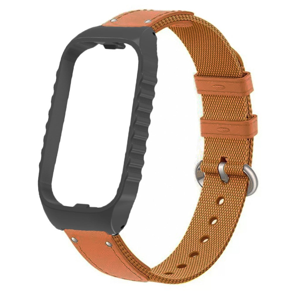 Xiaomi Smart Band 8 Active / Redmi Smart Band 2 Strap Nylon Canvas Woven Watch Bands - Brown#serie_4