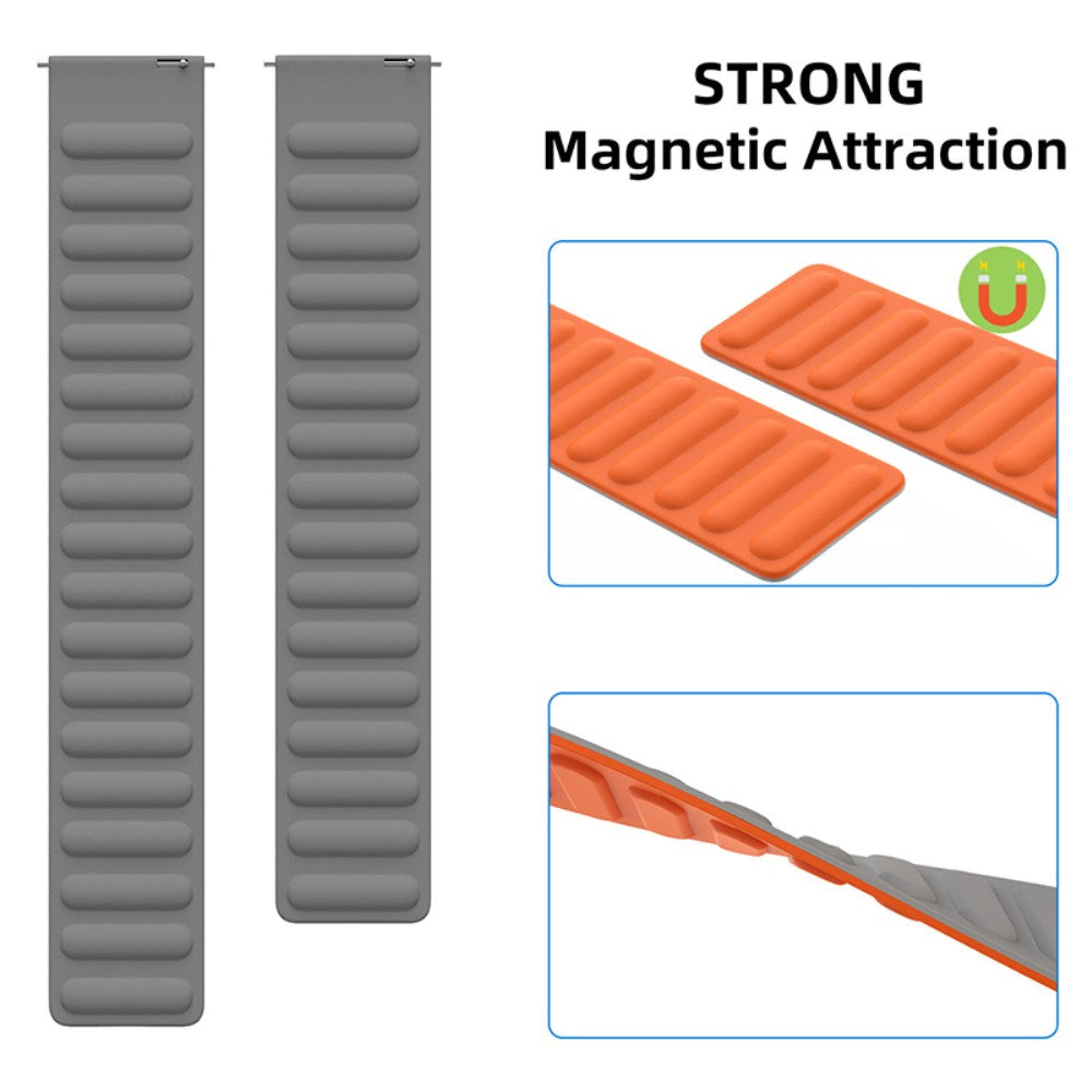 Rigtigt Smuk Silikone Universal Rem passer til Amazfit Smartwatch - Gul#serie_2