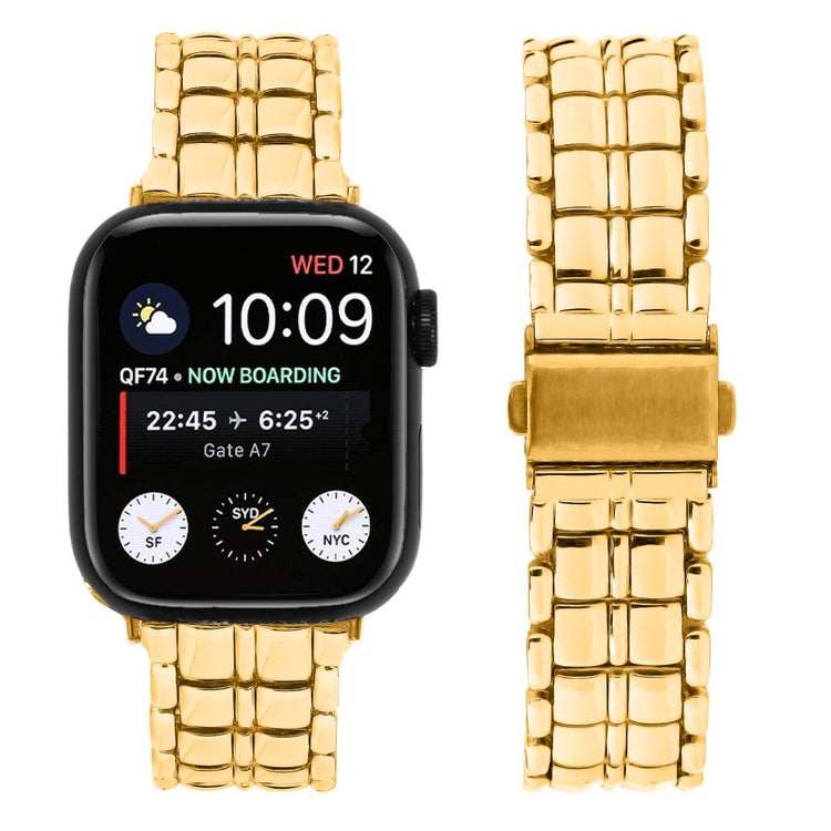 Vildt Skøn Metal Universal Rem passer til Apple Smartwatch - Guld#serie_2