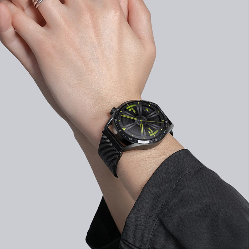 Meget Pænt Metal Universal Rem passer til Smartwatch - Sort#serie_5