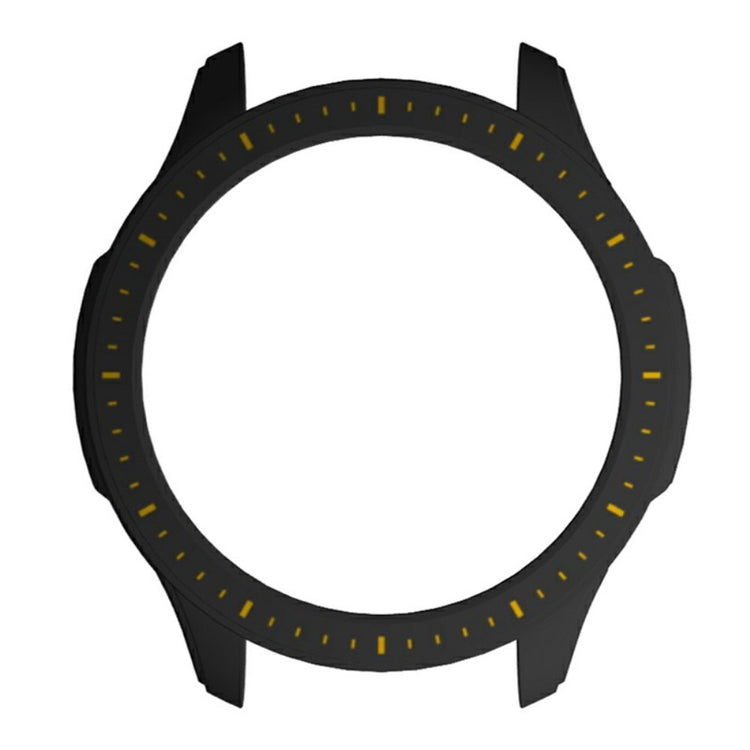 Huami Amazfit Balance Hard Hollow Watch Case Protective Watch Cover - Black+Yellow#serie_4