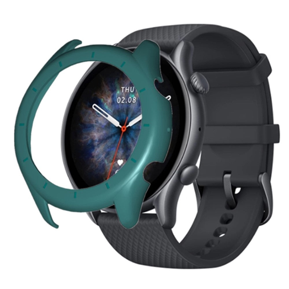 Stødsikker Silikone Universal Bumper passer til Amazfit GTR 3 / Amazfit GTR 3 Pro - Grøn#serie_1