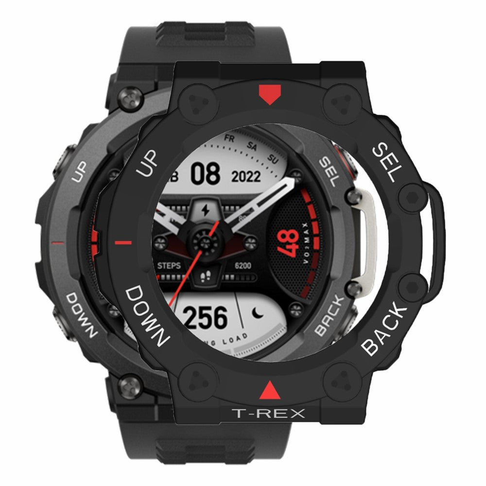 Huami Amazfit T-Rex 2 Watch Case Cover Quick Release Hard Watch Protective Case - Black / Red / White#serie_3