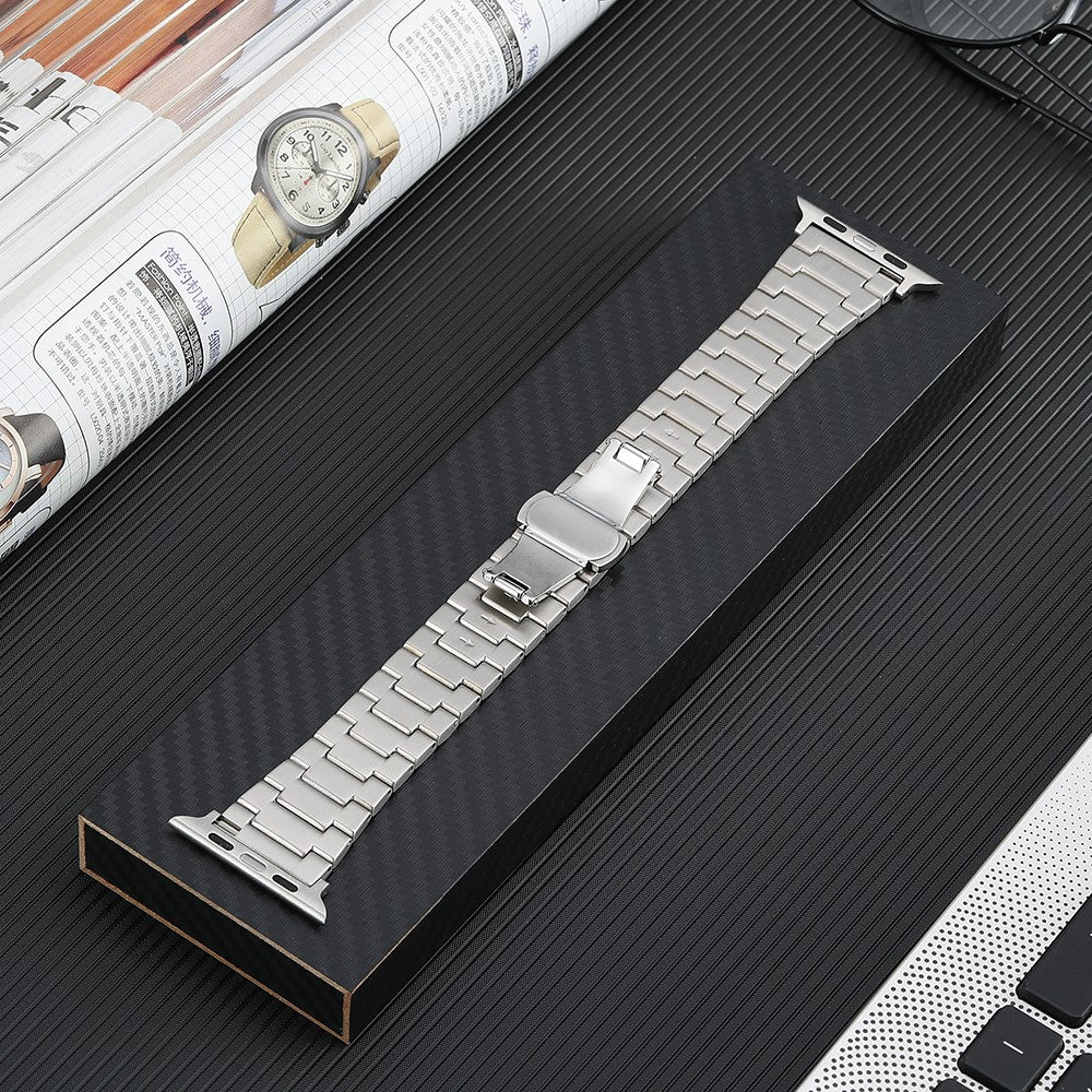 Rigtigt Smuk Metal Universal Rem passer til Apple Smartwatch - Sølv#serie_2
