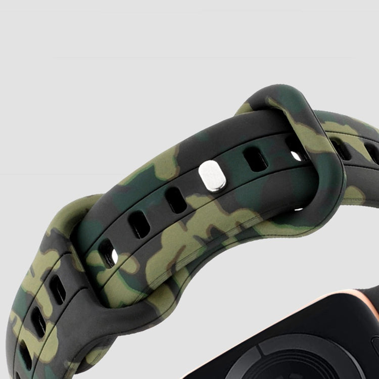 Meget Godt Silikone Universal Rem passer til Apple Smartwatch - Sølv#serie_5