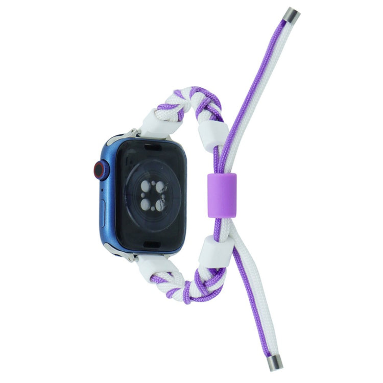 Meget Fed Nylon Universal Rem passer til Apple Smartwatch - Lilla#serie_4