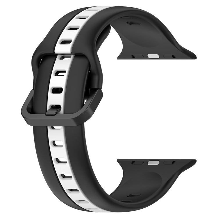 Vildt Elegant Silikone Universal Rem passer til Apple Smartwatch - Sort#serie_1