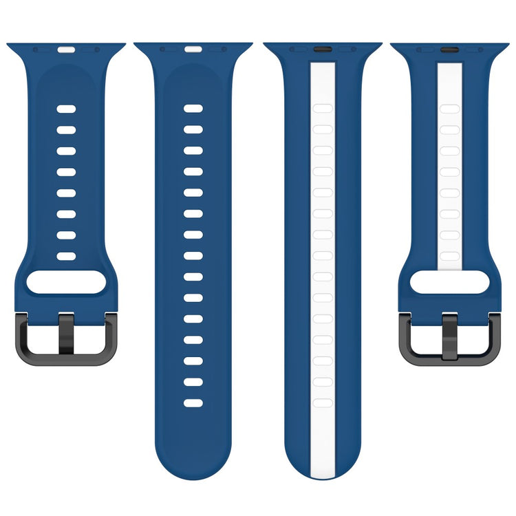 Vildt Elegant Silikone Universal Rem passer til Apple Smartwatch - Blå#serie_12