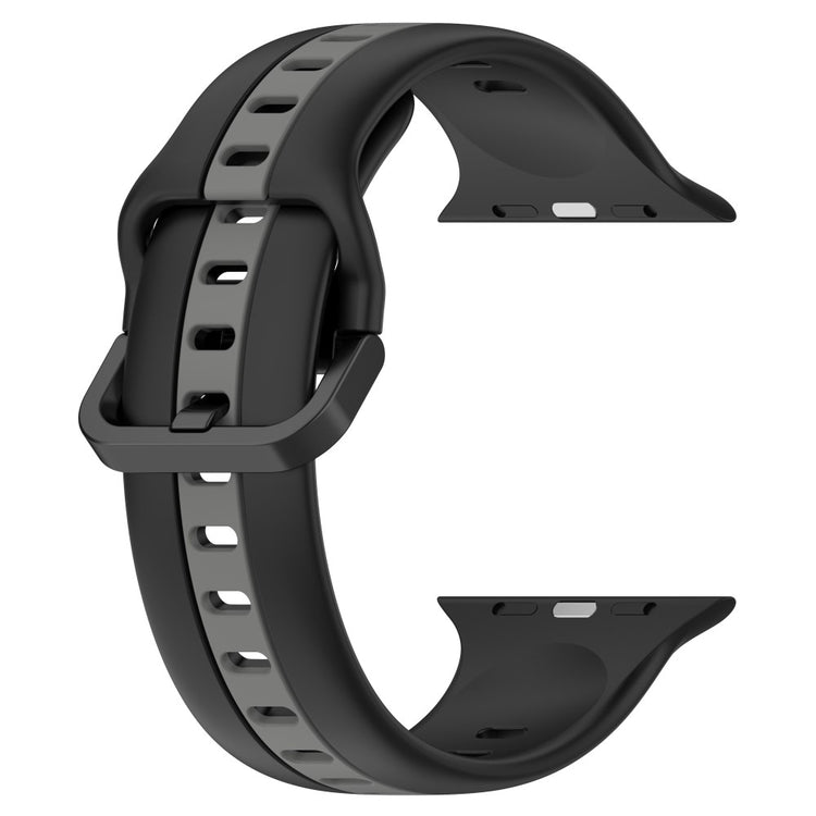 Vildt Elegant Silikone Universal Rem passer til Apple Smartwatch - Sort#serie_6