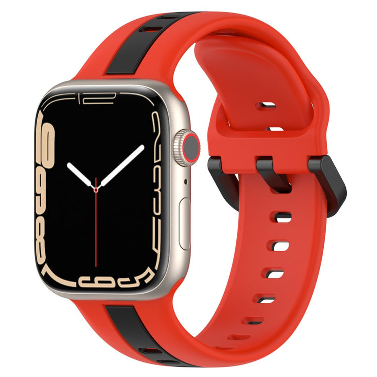 Vildt Elegant Silikone Universal Rem passer til Apple Smartwatch - Rød#serie_7