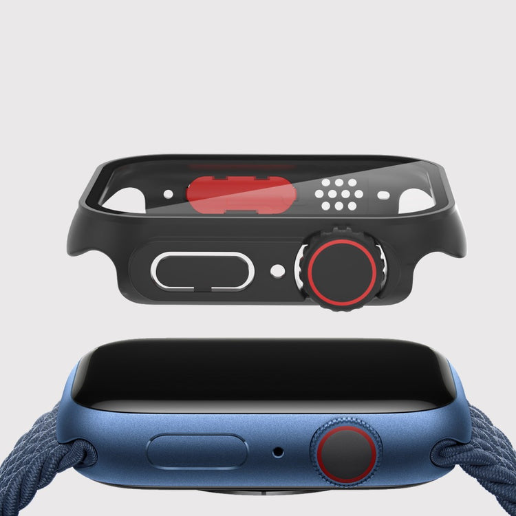 Super Godt Universal Apple Cover med Skærmbeskytter i  - Sort#serie_1