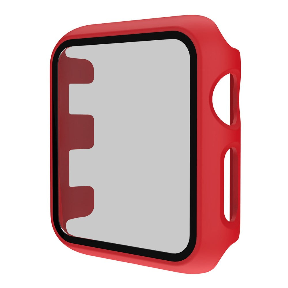 Apple Watch SE 2022 (44mm) / SE / 6 / 5 integrated cover with tempered glass - Red#serie_17
