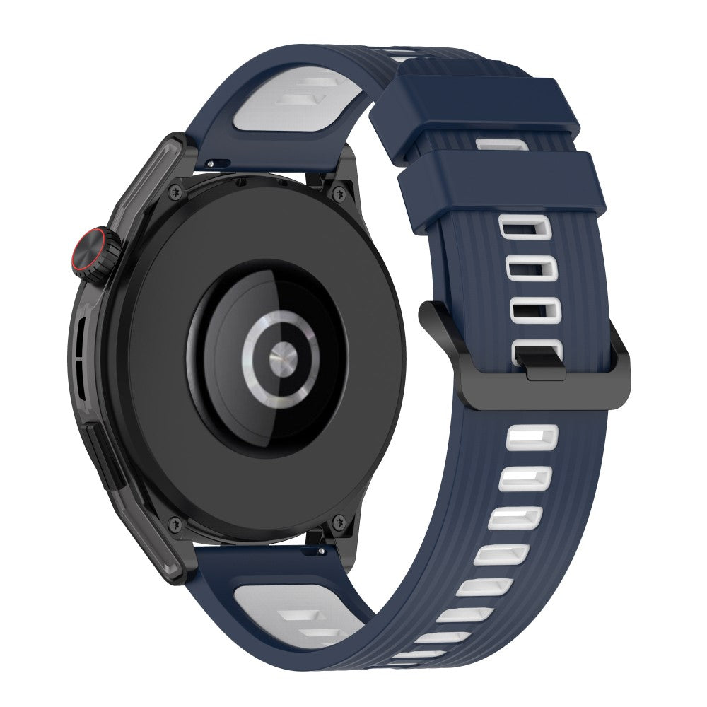Smuk Metal Og Silikone Universal Rem passer til Smartwatch - BlĂĄ#serie_1