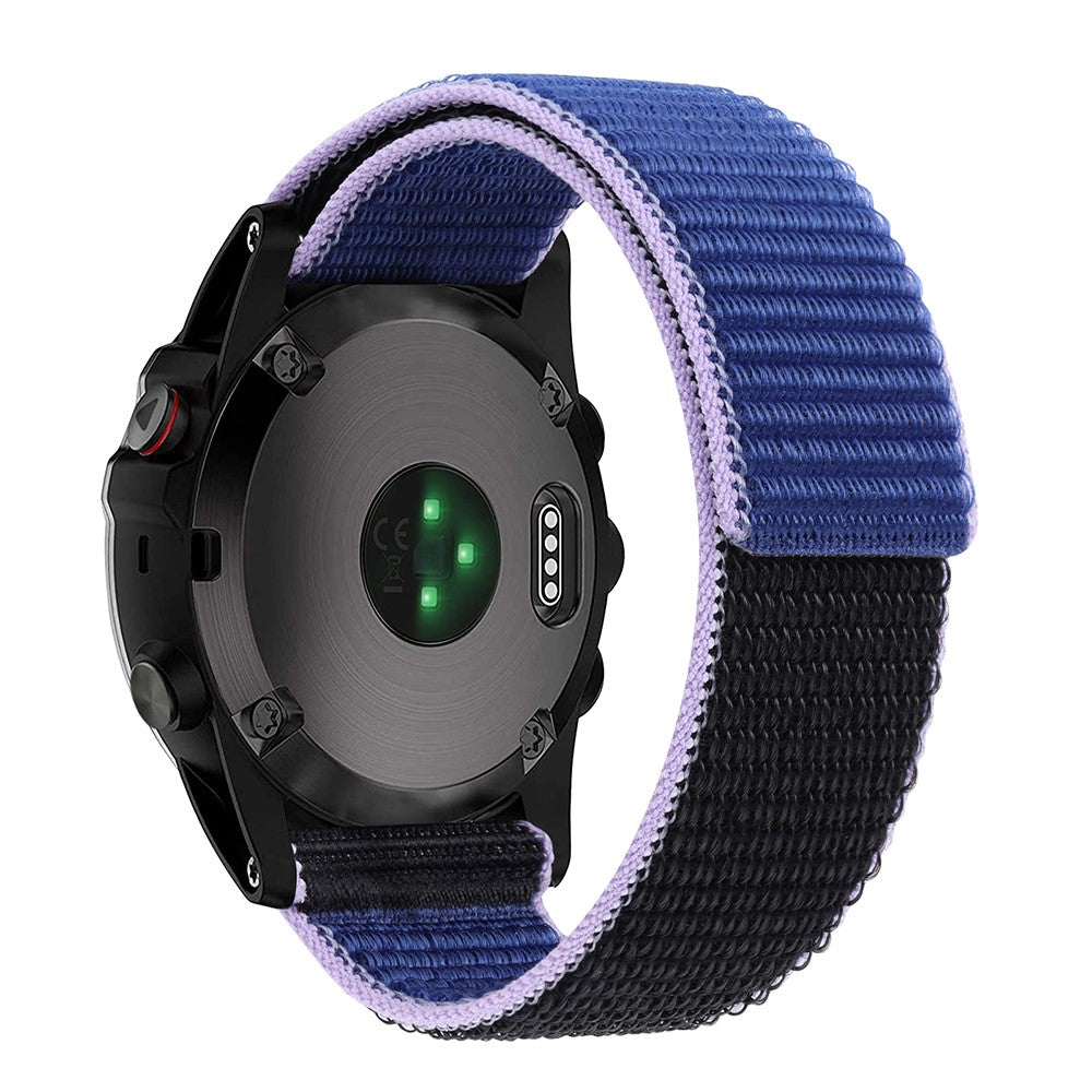 Superflot Nylon Universal Rem passer til Smartwatch - BlĂĄ#serie_1