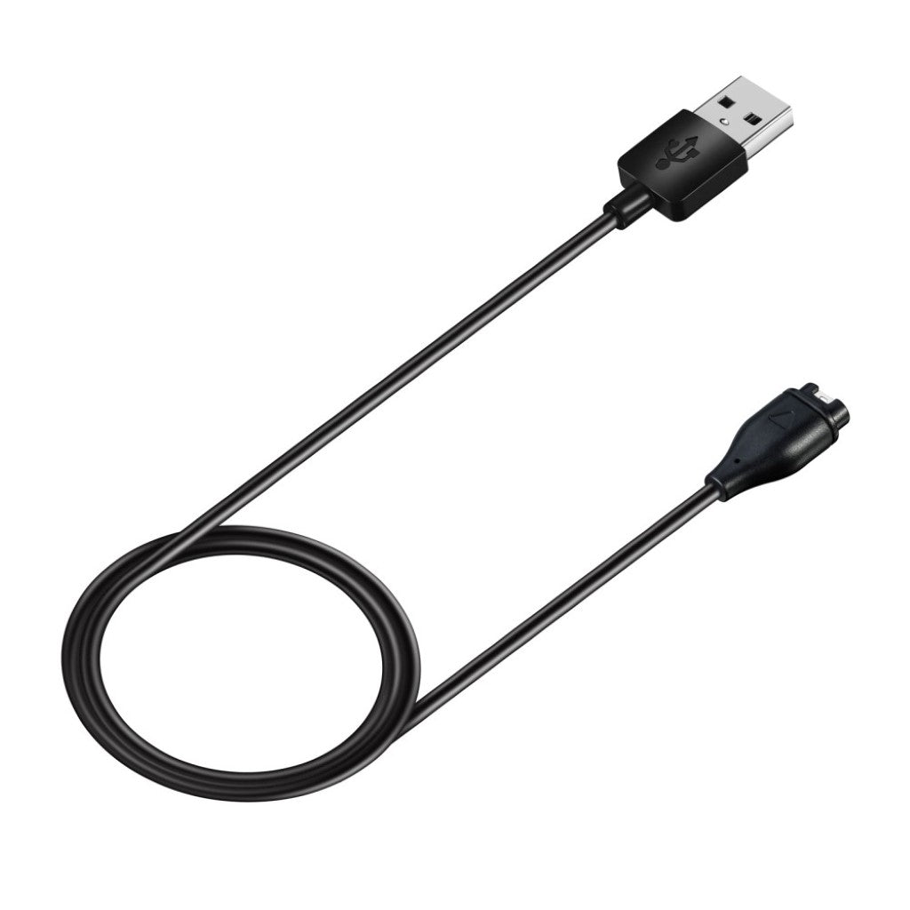 1 m Universal Garmin USB Opladningskabel - Sort#serie_456
