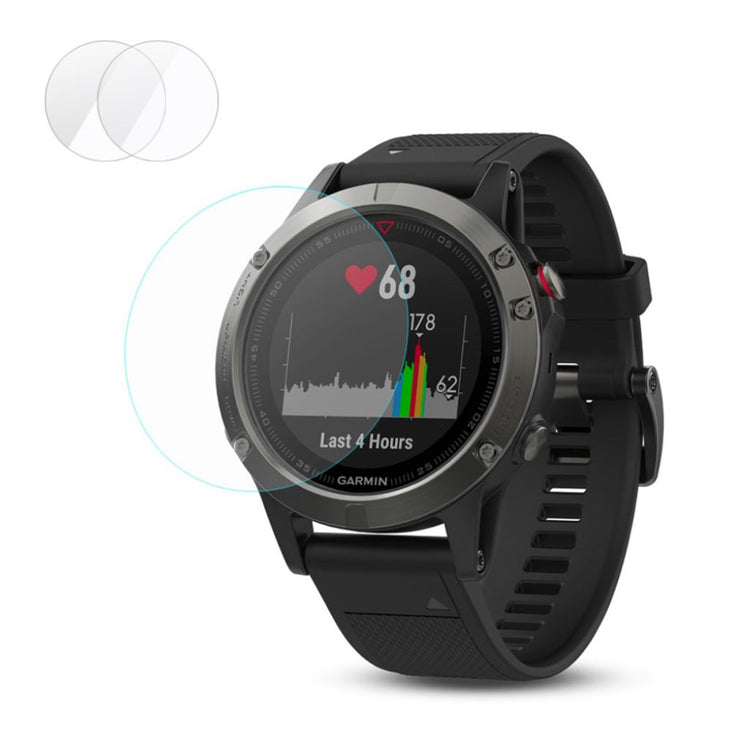 Garmin Fenix 5 Hærdet Glas  0.2mm Skærmbeskytter - Gennemsigtig#serie_012