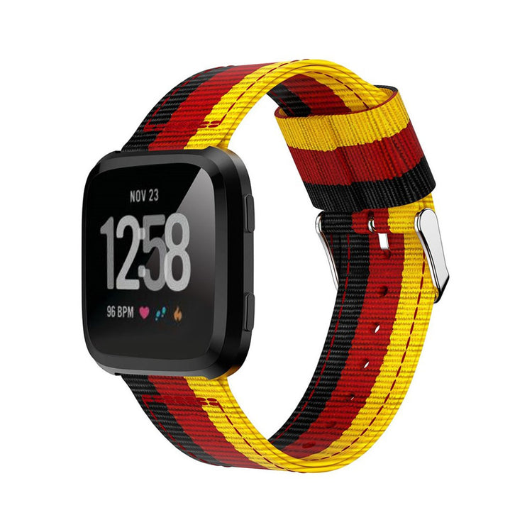 Nydelig Fitbit Versa Nylon Rem - Flerfarvet#serie_4