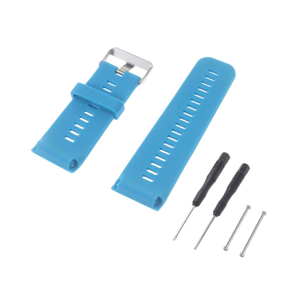 Holdbart Garmin Vivoactive HR Silikone Rem - BlĂĄ#serie_1