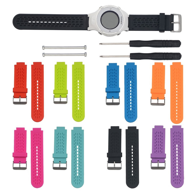 Super skøn Garmin Approach S2 Silikone Rem - Orange#serie_5