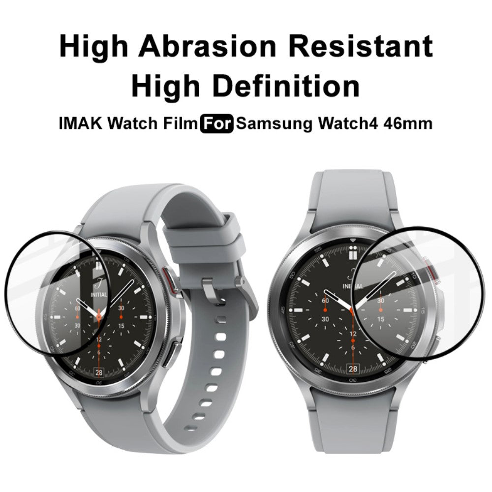 Samsung Galaxy Watch 4 Classic (46mm) Silikone  HD Skærmbeskytter - Gennemsigtig#serie_620