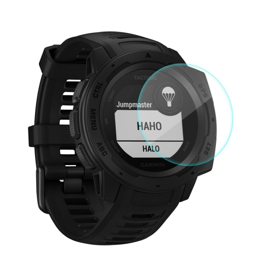 Garmin Instinct Tactical / Garmin Instinct Tide Hærdet Glas Skærmbeskytter - Gennemsigtig#serie_8