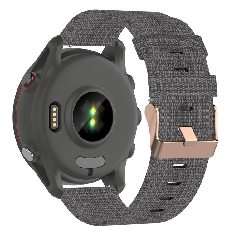 22mm Universal nylon watch strap - Dark Grey#serie_1