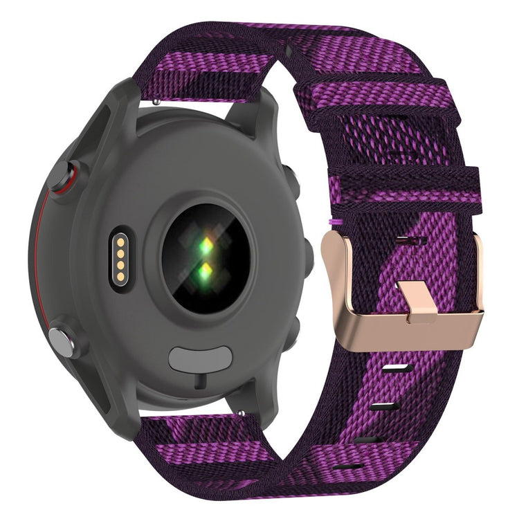 22mm Universal nylon watch strap - Purple Stripe#serie_2