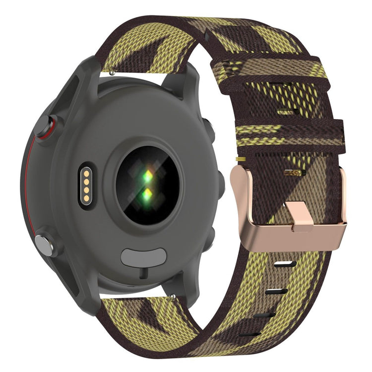 22mm Universal nylon watch strap - Yellow Stripe#serie_3