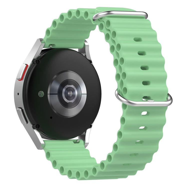 20mm Universal silicone watch strap - Light Green#serie_4